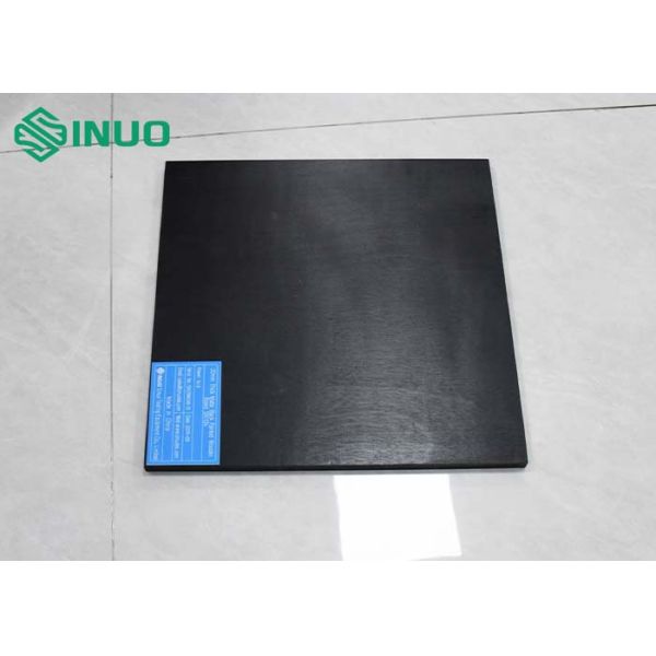 IEC 60335-1 Anexo G 20 mm de espesor Matte Black Tabla de madera pintada 500 × 500 mm