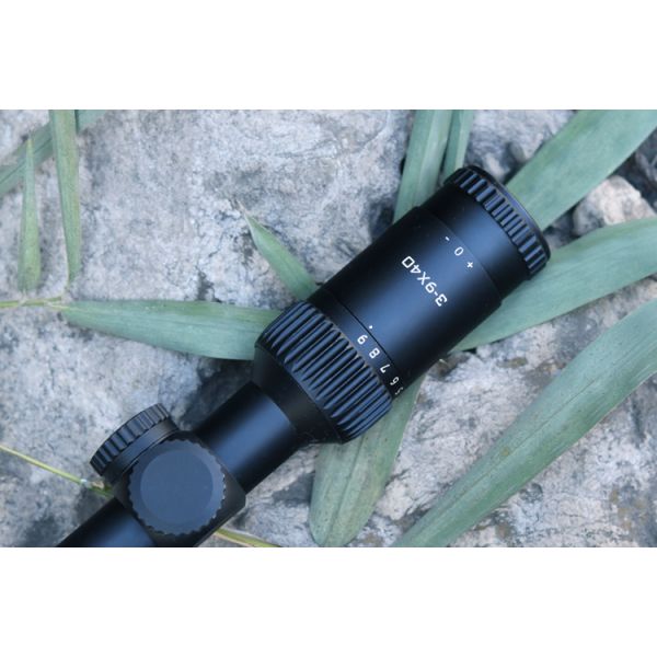 Optic Type AR 3-9x40 AO Tactical Sight Hunting Scope with 230mm Length Eye Pupil