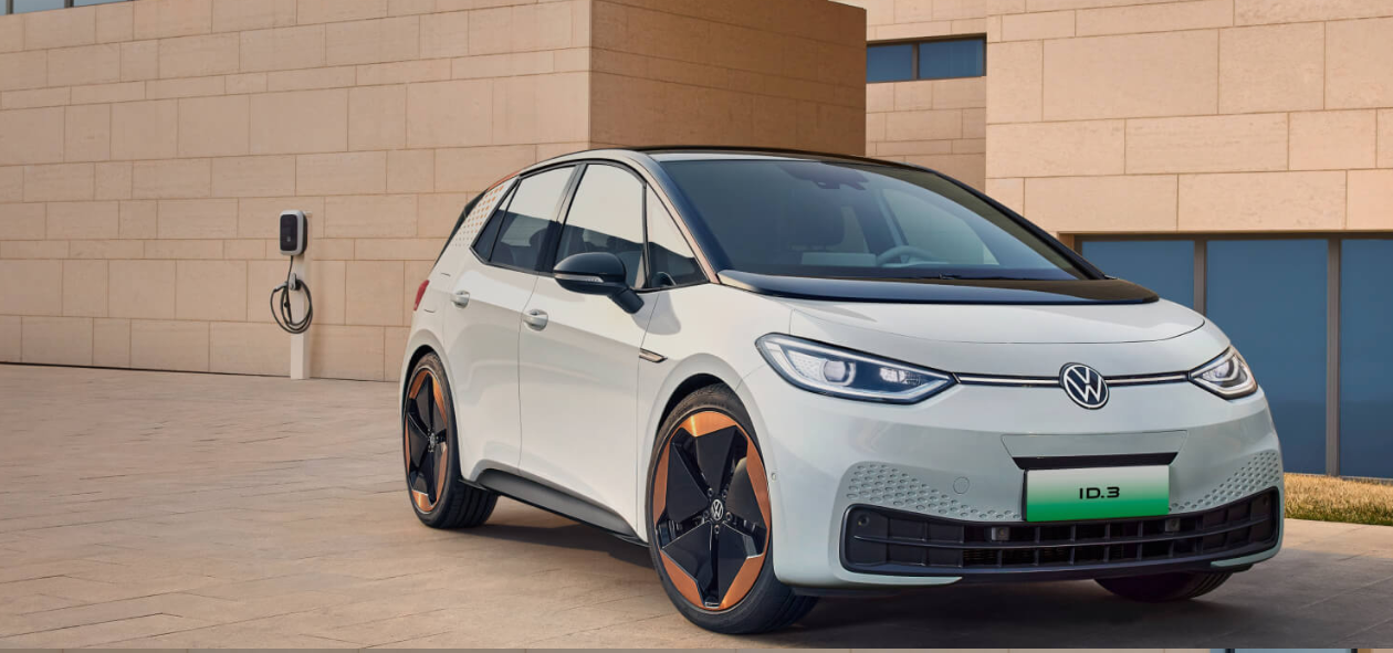 Настраиваемый 2024 VOLK SWAGEN ID-3 Чистый электрический автомобиль с задней камерой и тканевыми сиденьями