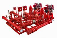 O patim do UL FM NFPA20 montou a bomba de fogo vertical da turbina
