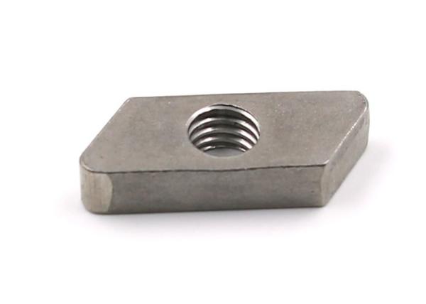 Furniture Industrial Stainless Steel Square Nuts Corrosion Resistance
