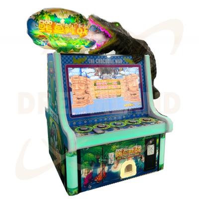Dreamland billet de rachat amusement arcade double joueurs frapper le crocodile machine de jeu pour le centre de jeu