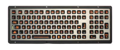 Teclado dustproof e impermeável de IP65 pequeno do painel da montagem com 103 chaves