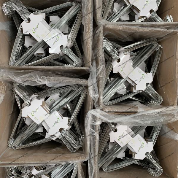 14.5 Guage Electro Galvanized Wire Hanger Wire Shirt Hangers 40cm