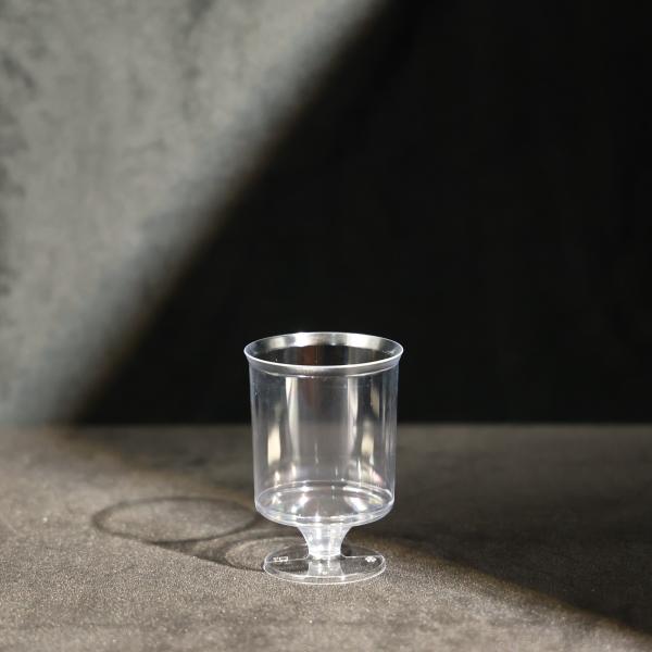 FDA aprovado 5oz Round Goblet copos de plástico PS material para champanhe e uso de vinho