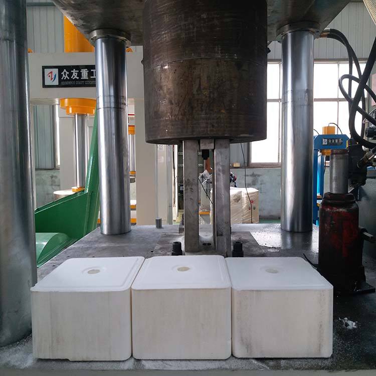 100 Ton-500 Ton Four-column Three-beam Hydraulic Press YQ32 for Animal Mineral Block & Salt Block