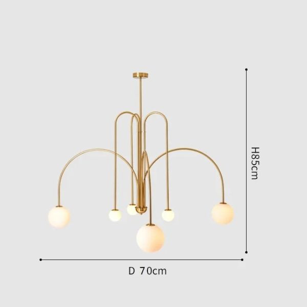 Nordic Minimalist Pendant Light for Living Room Restaurant Lamp（WH-AP-668）