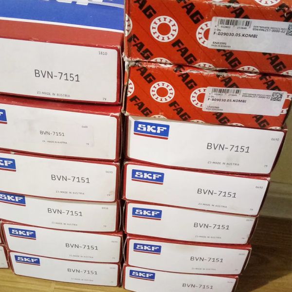 BVN-7151 Angular Contact Ball Bearing SKF BVN-7151A Bearing 80x140x50mm for Air Compressor
