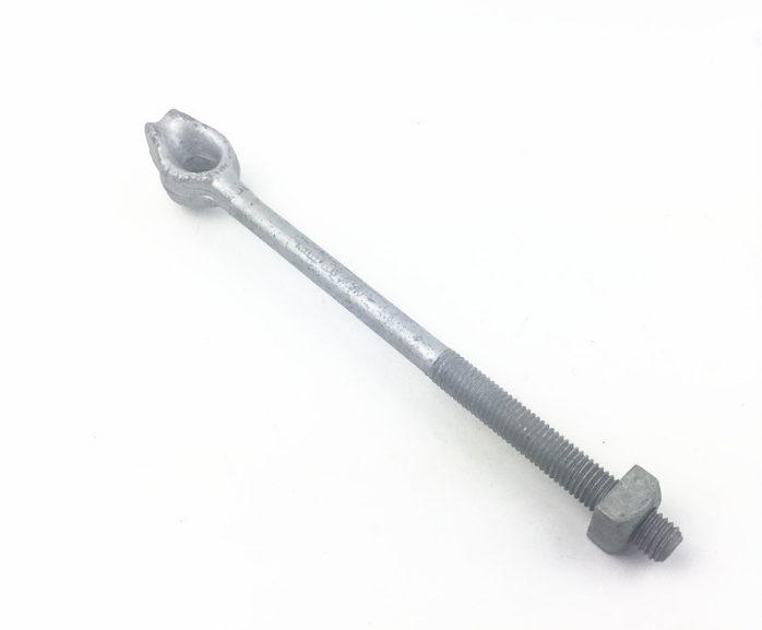 galvanized steel forged electric line hardwares eye bolts eye bolt