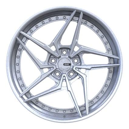 As 3 partes côncava profunda rodam 19 polegadas ET30 6061 T6 5x108