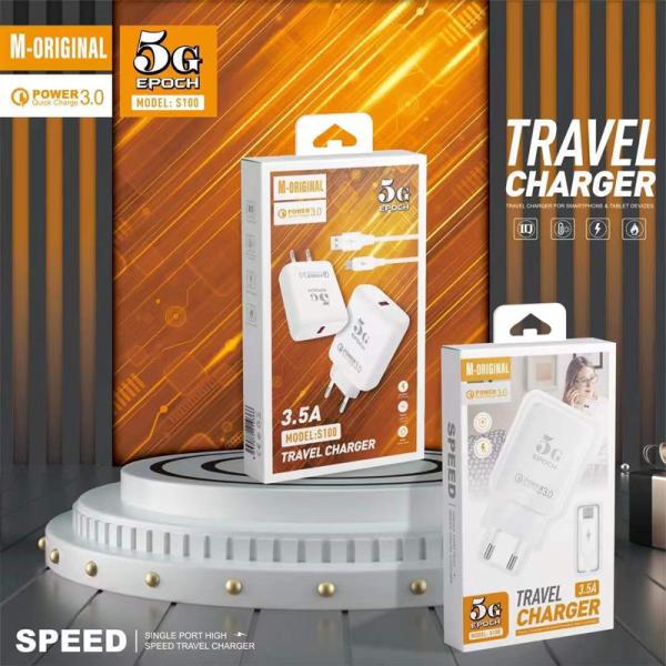 High Speed 3.5A Single USB Charger Kits Travel Charger For Iphone