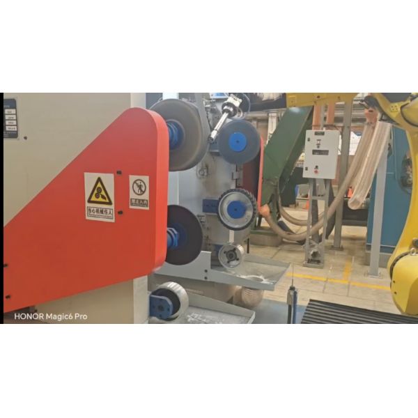 Robotic Grinder And Polisher for Burr Removal Die Cast Zinc Alloy Components