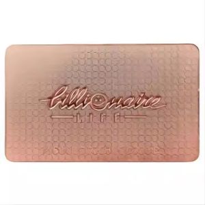Carte de visite NFC en métal personnalisé gravé en or rose étanche