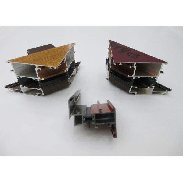 Деревянные профили алюминиевого окна зерна