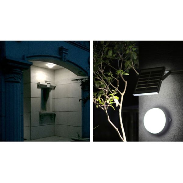Corridor Or Courtyard Solar LED Wall Lamp / 6500k 6V Solar Road Light