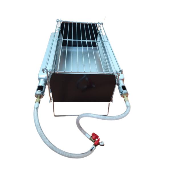 Folding Outdoor Portable BBQ Grill Infrared Gas Burner Stainless Steel