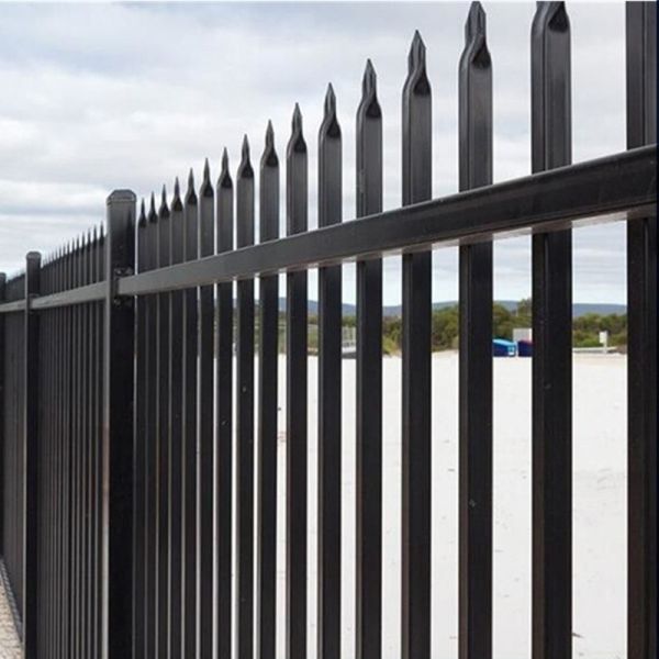 Safe And Stable Wrought Iron Fence Residence Decorative