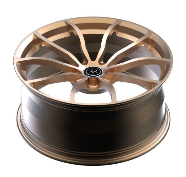 20inch 1 PC Piece Monoblock Aluminum Forged Champagne Gold Wheels For BMW 520d F10