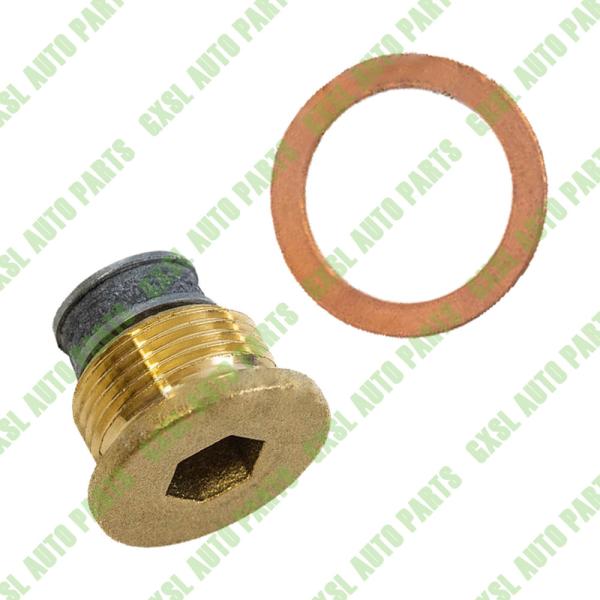 For Maserati Quattroporte GT GC Ghibli Levante Oil Drain Plug & Gasket OEM 10261860 104280