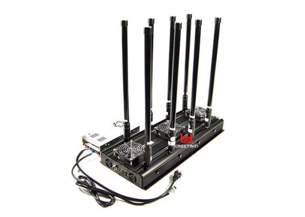 8 Band 160W Cellular Blocker Jammer, powerful Mobile Phone Jammer up to 150m