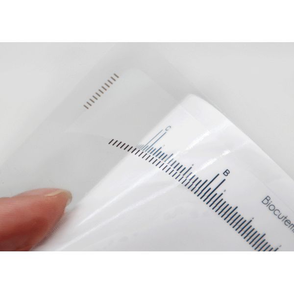 Plastic Transparent Tattoo Eyebrow Ruler Sticker Microblading Design