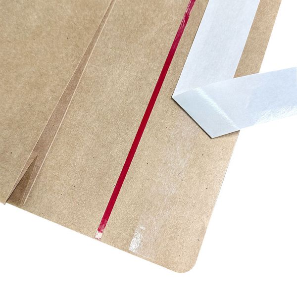 Bolsas de papel kraft autosellantes, bolsas de papel desechables para envío y almacenamiento