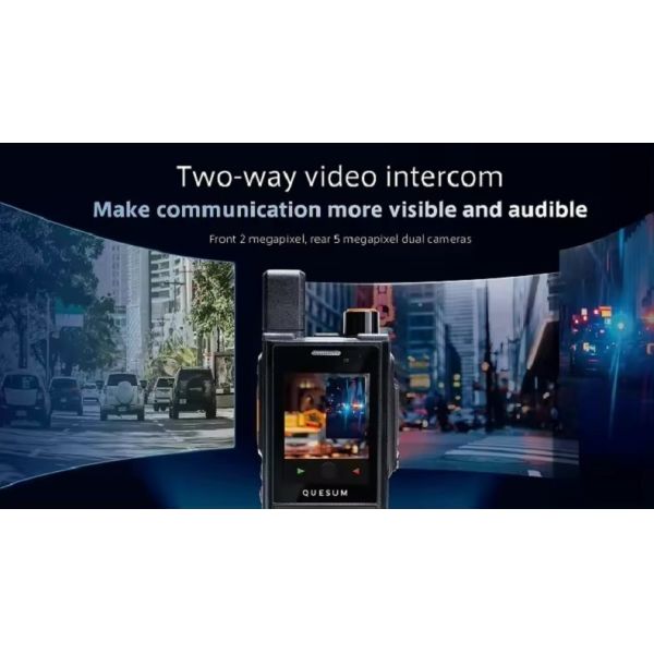 QuanSheng MP90 4G LTE Network POC Two Way Radio with Android Zello PTT and IP68 Waterproof Long Range Transmitter