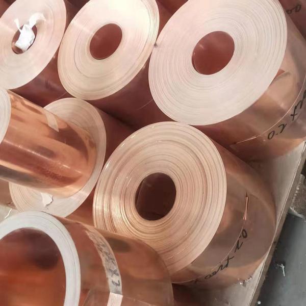 CuSn6 C5191 CuSn8 C5210 Phosphor Bronze Strip Coil For Electronic Connectors