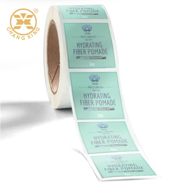 CMYK Lipstick Waterproof Labels For Glass Bottles Cosmetic Self Adhesive Vinyl Label