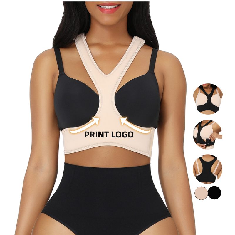 Брюшная подушка подтягивается HEXIN Женщины спальный бюстгальтер нижнее белье антиморщины бюстгальтер корсет формер