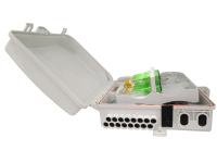 Boîte de séparation de fibres optiques personnalisable avec logo et marquage laser pour les réseaux FTTH 24 capacités de noyau IP65
