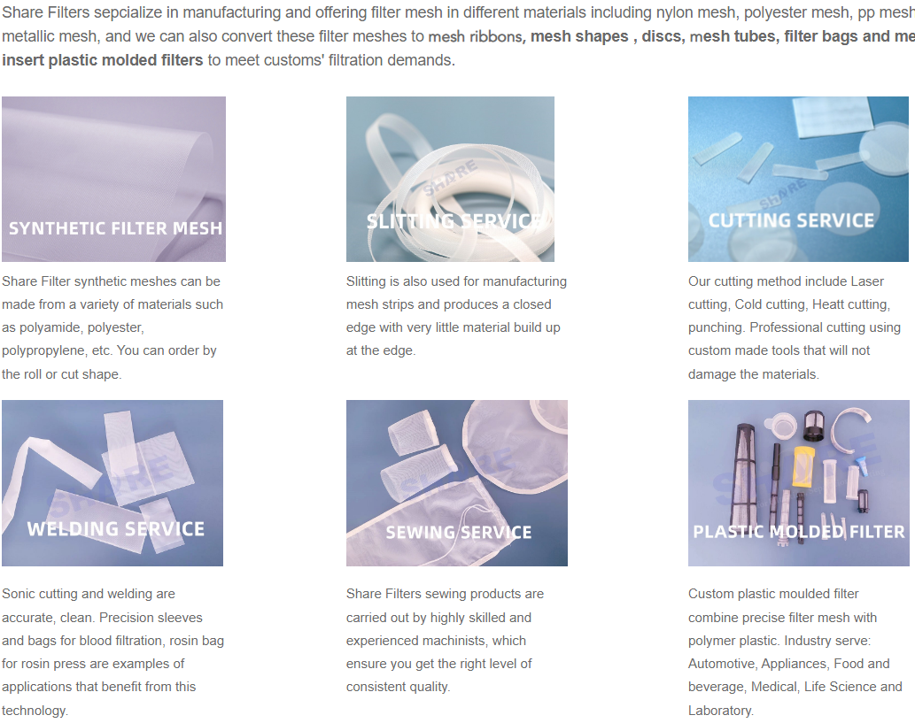 Customized Nylon Mesh Filter Bag 3um 5um 10um 20um 30um 40um 50um Two Seam Welded