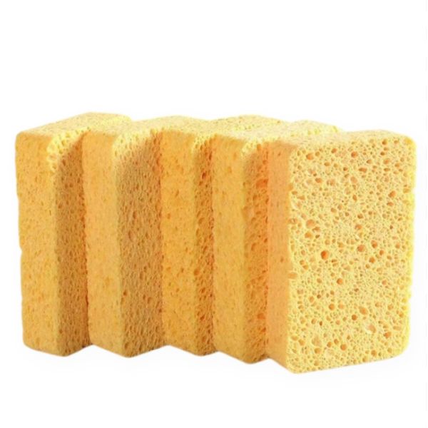 Eco-Friendly Cellulose Sponge Wipe Soft Oil-Resistant Cleaning Pads For Dishes Pots And Pans