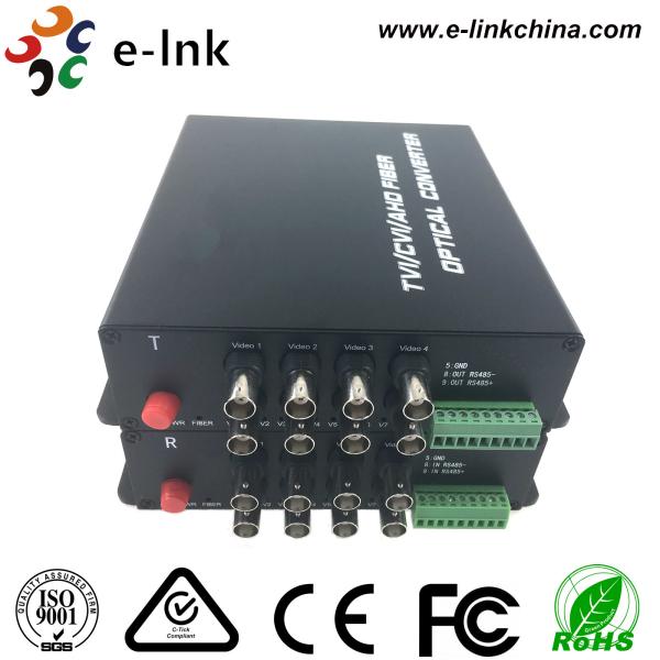 Meio - transmissão de cabo coaxial de Hd Tvi Converte 8 Ch HD-AHD CVI TVI CVBS do modo de operação frente e verso