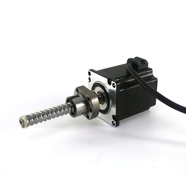 Nema34 Hybrid SFU1204 Ball Screw Stepper Motor 4.5Nm-12Nm 100mm-150mm