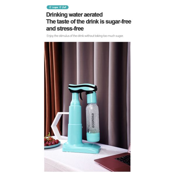 Pink 130x230x340mm Bubble Water Machine Juice Home