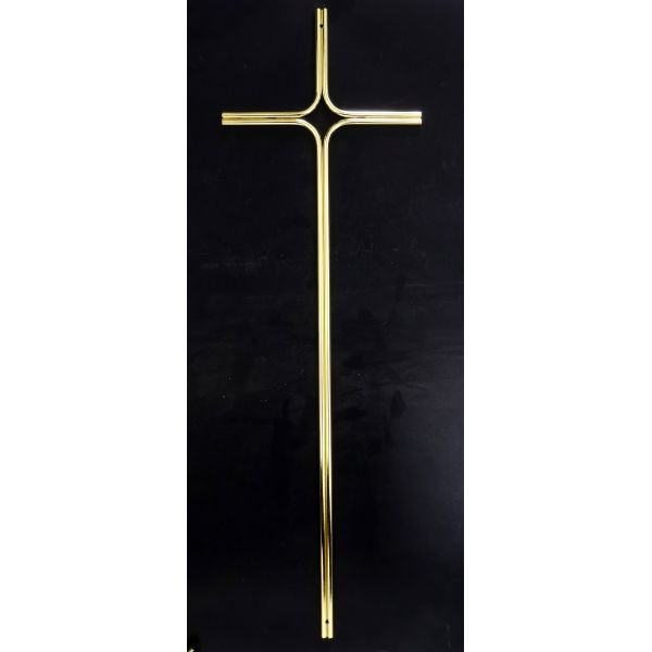 Decoration 8041 Coffin Funeral Crucifix Double Steel Wire 6mm Metal Cross