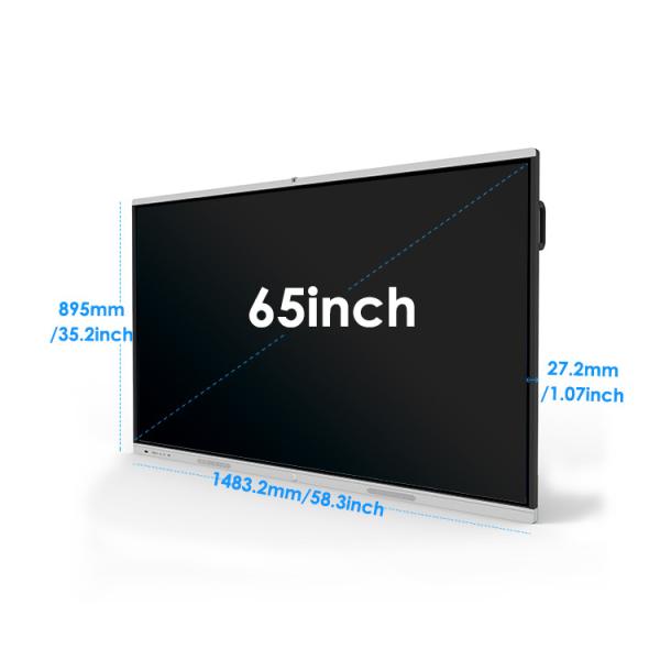 IR Touch 65 Inch Smart Board , Electronic Touch Screen Board For Screen Sharing