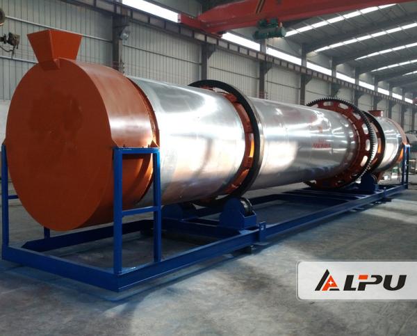 Manure Rotary Industrial Drying Equipment For Organic Fertilizer Production