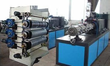 Automatic Foam Sheet Plastic Sheet Extrusion Line , PLC Control