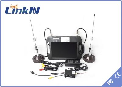 criptografia video do poder AES256 da latência 1W do transmissor & do receptor HDMI CVBS da relação COFDM do UAV de 15km baixa