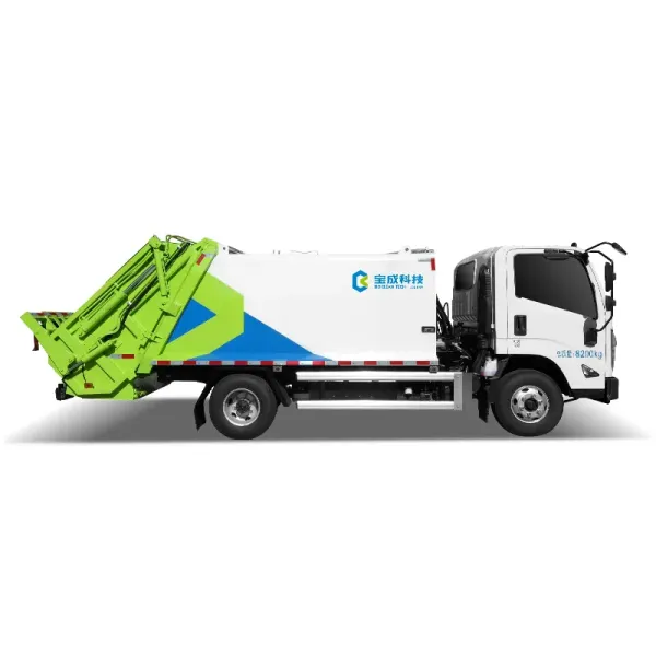 25T Capacity Electric Garbage Compactor Truck with Large Box Capacity and Rear Loader Function