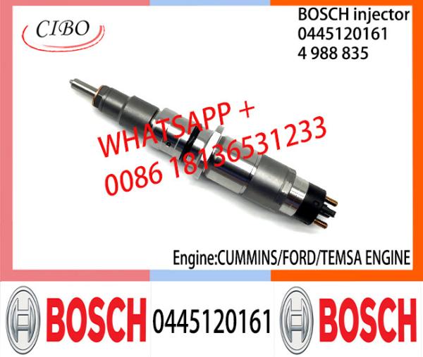 Conjunto original 0445120161 do injetor de combustível 4988835 de BOSCH 0445120161 4988835 para CUMMINS/FORD/TEMSA