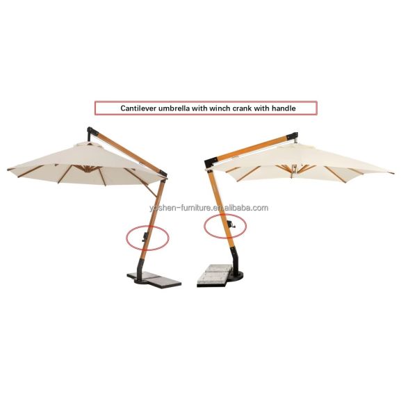 Durable Easy to Install Cantilever Umbrella Wind Crank Parts