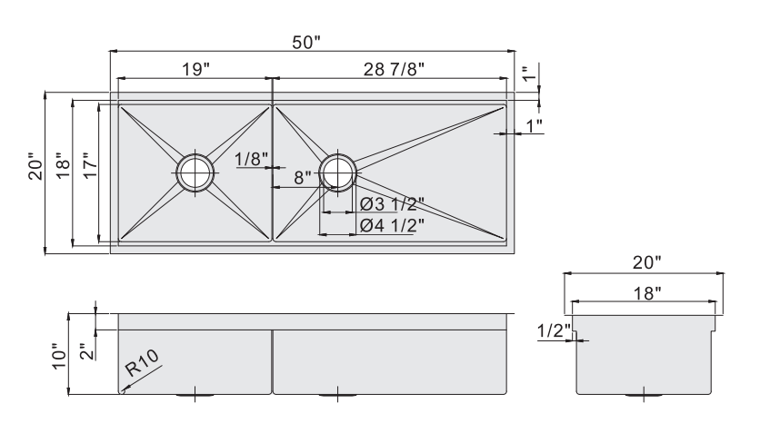 Округлая форма установки прочной раковины верхнего сегмента общего назначения легкая с двойными шарами