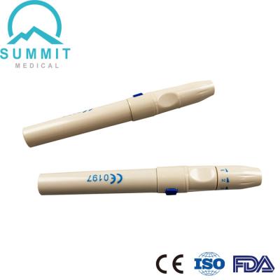 Testes ajustáveis de Pen Finger Pricker For Blood da lanceta de sangue de 5 profundidades