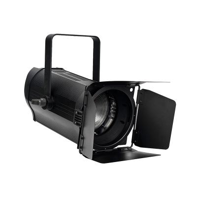 a fase do teatro do ponto de 200w Fresnel que ilumina 3200k ou 5600k Fresnel ilumina o alojamento preto Shell