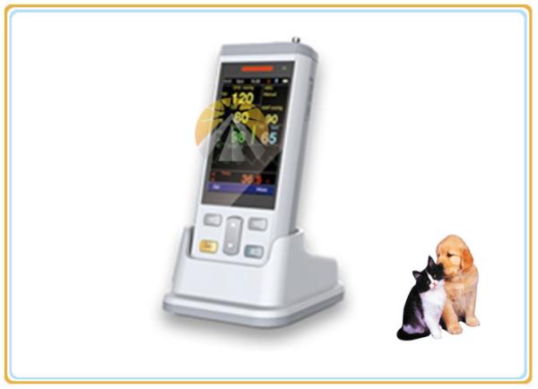 Portable Desktop Vet Patient Monitor 3.5 Inch LCD Screen 3 Parameter