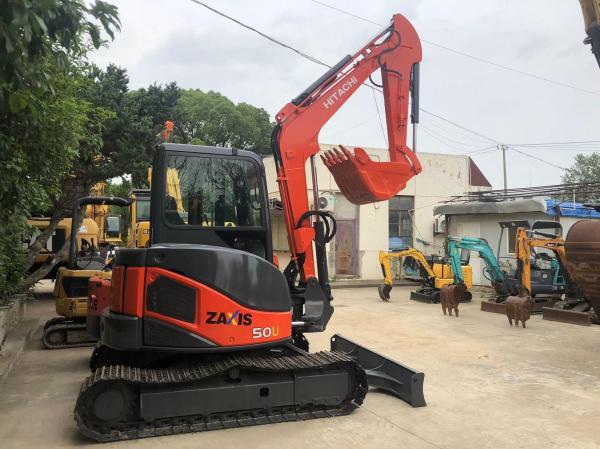 Hitachi Machine Japan Made 5 Ton Mini Zaxis 50 Model Used ZX50 Crawler Excavator ZX50U Zaxis60