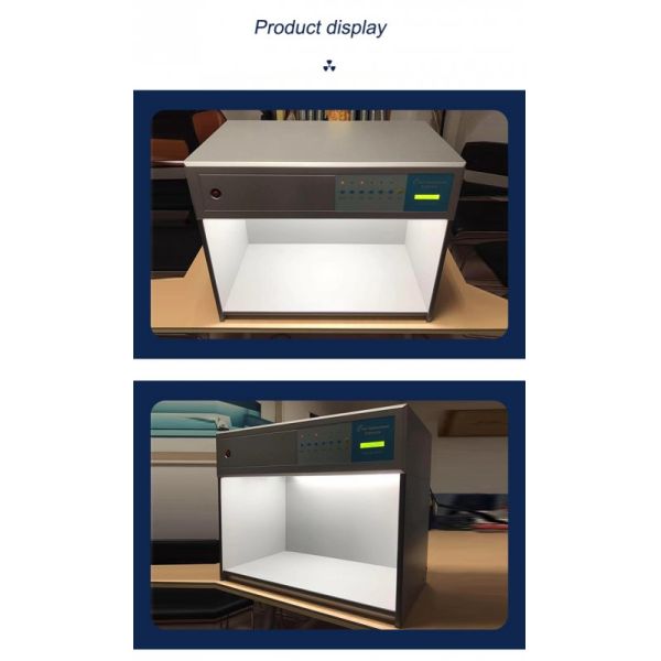 YUYANG Colour Matching Cabinet Standard Light Source Color Assessment Cabinet for Textile Paint Ink Inspection